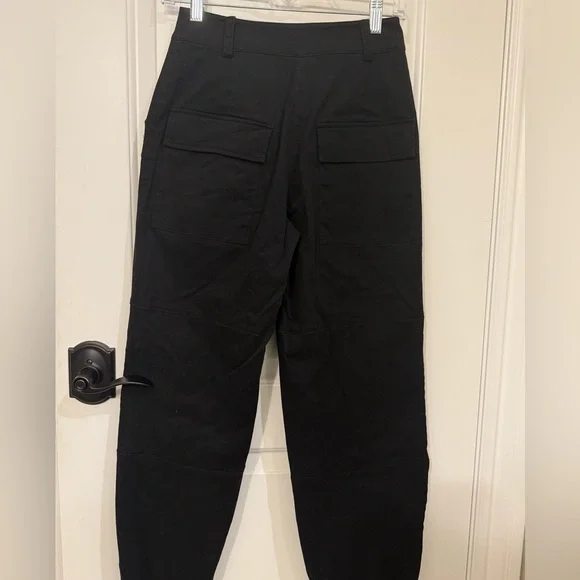 POSTER GIRL -Women's Rave Wear- Midnight Black Cargo Pants - Picture 3 of 7